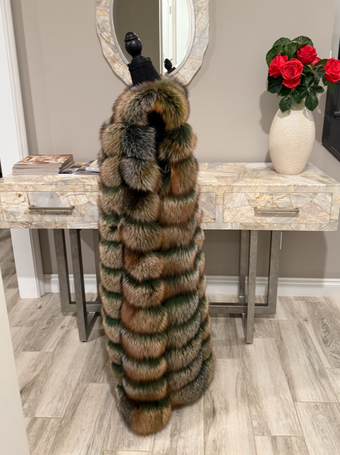Full Length Fox Fur Vest