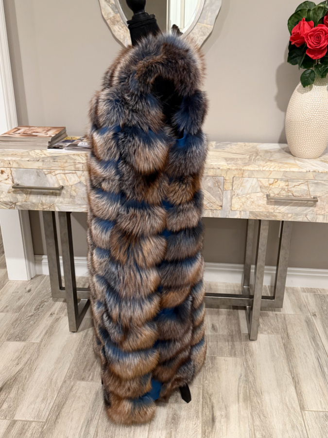 Full Length Fox Fur Vest