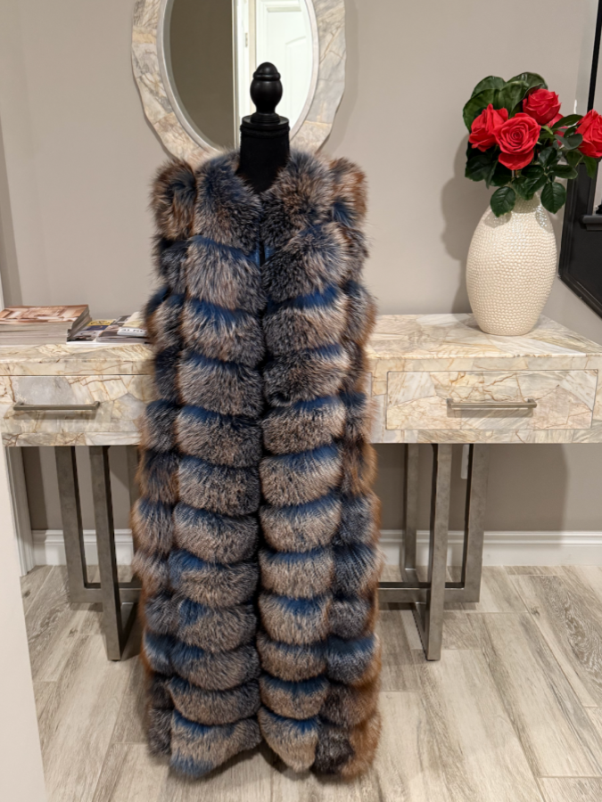 Full Length Fox Fur Vest