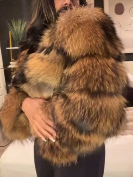 Winter Warm Natural Fur Jacket