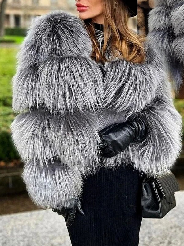 Winter Warm Natural Fur Jacket