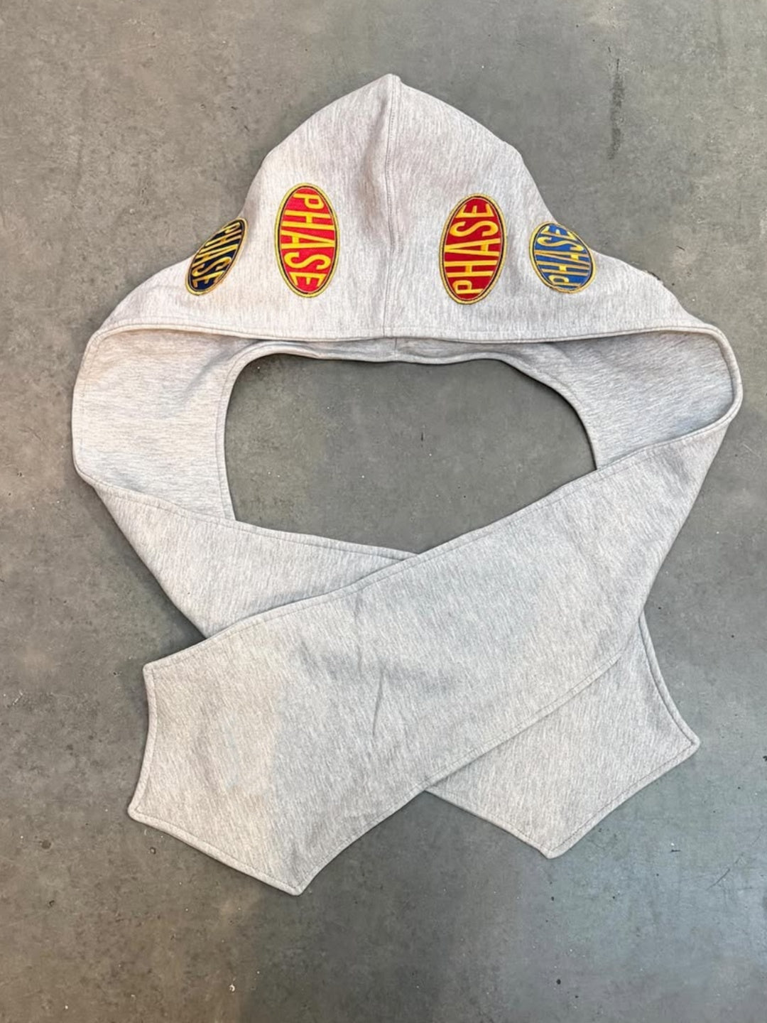 Patchwork Hooded Scarf