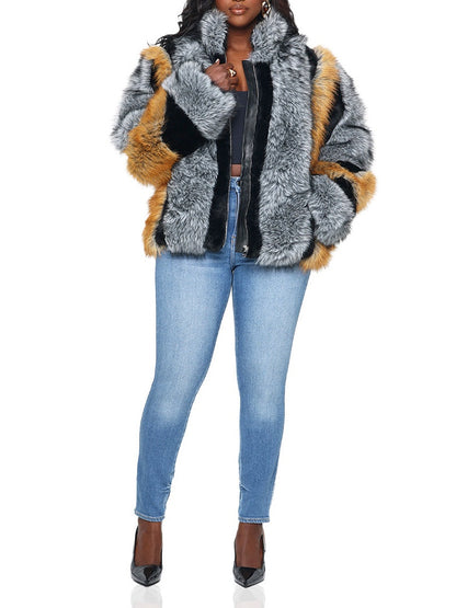 Statement Faux Fur Coat