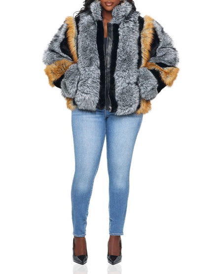 Statement Faux Fur Coat