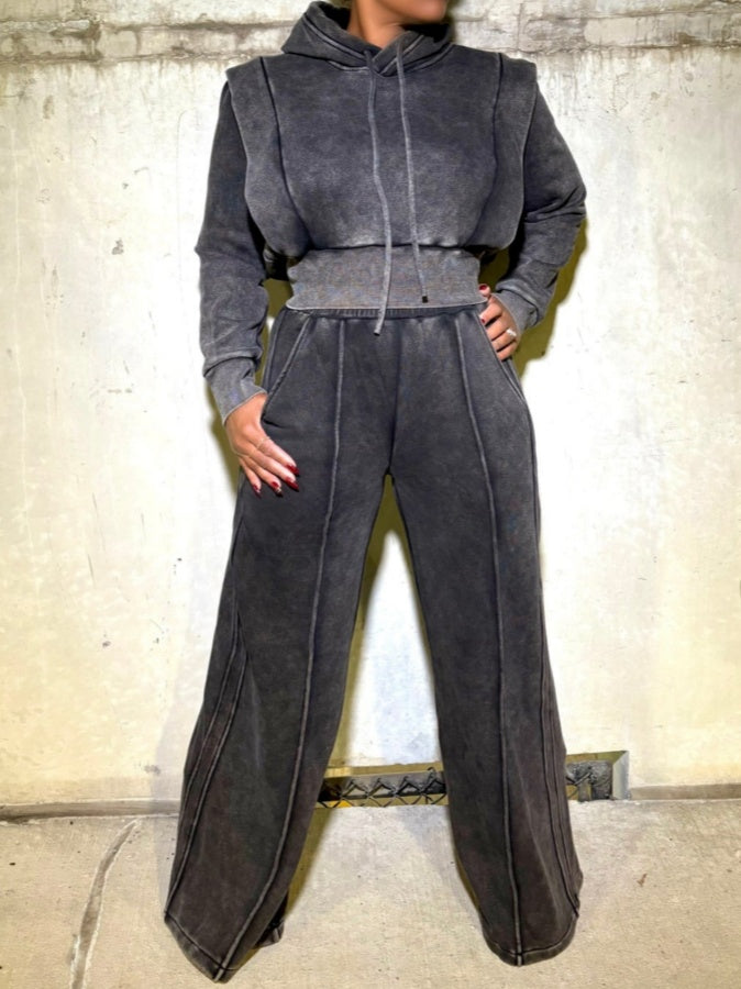 The Perfect Wide Leg Jogger Set