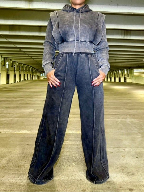 The Perfect Wide Leg Jogger Set