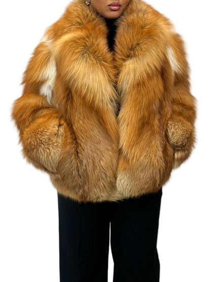 Luxury Fox Fur Coat