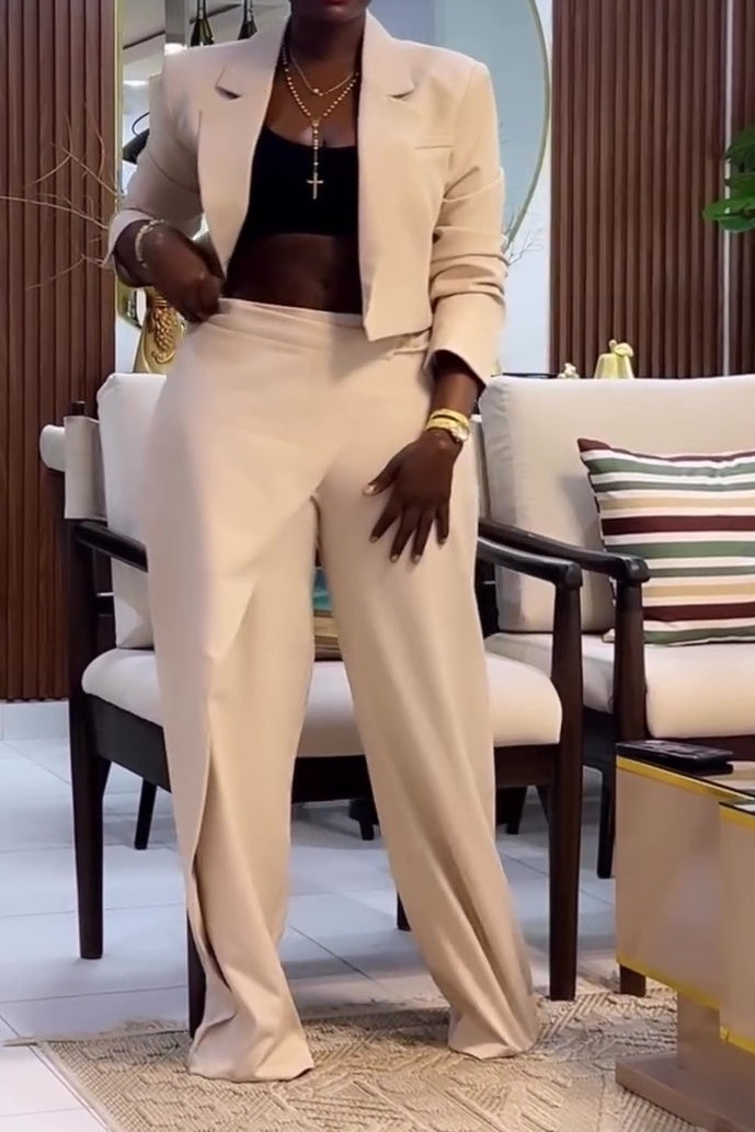 Stylish Blazer Pant Set