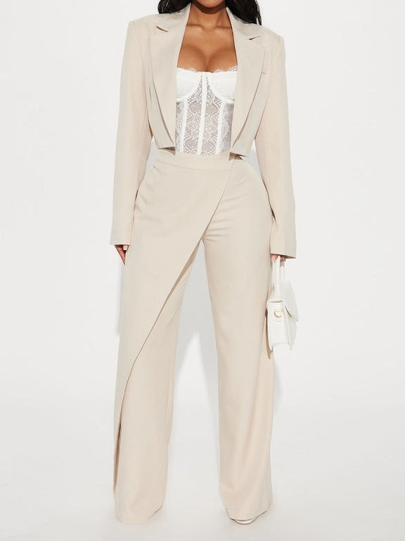 Stylish Blazer Pant Set