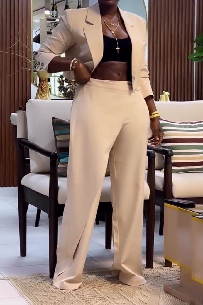 Stylish Blazer Pant Set