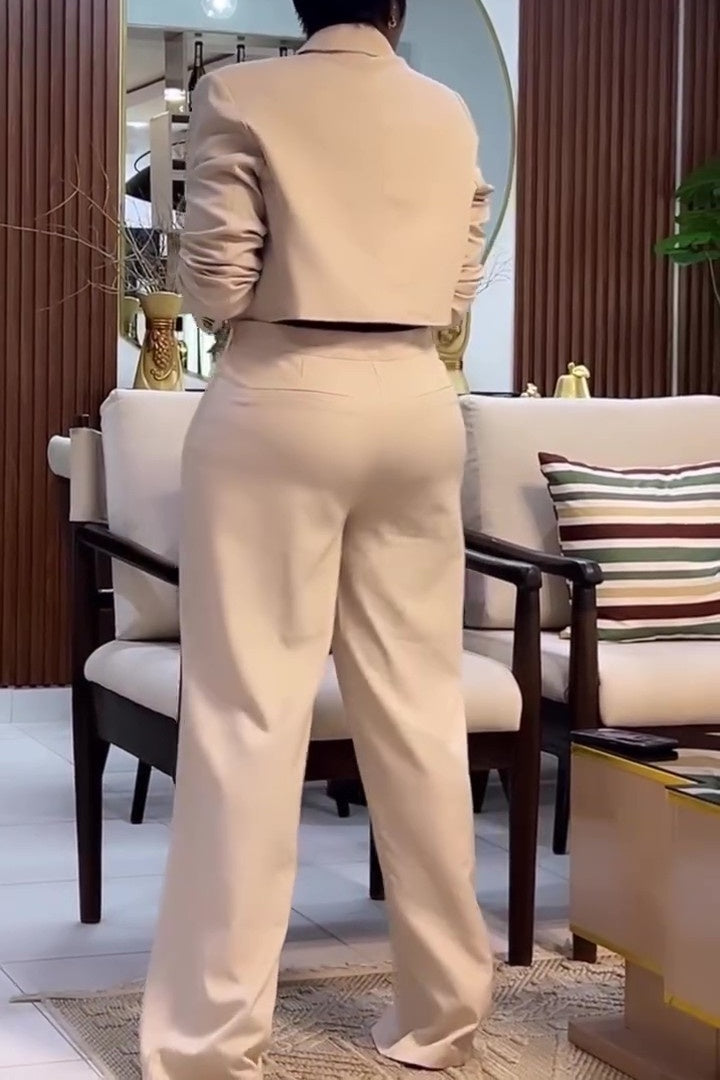 Stylish Blazer Pant Set