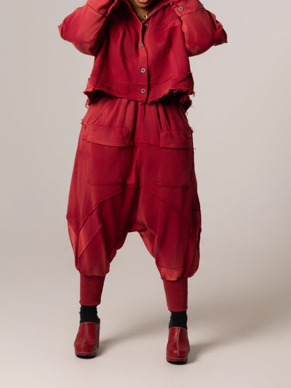 Loose-fitting Harem Sweatpants