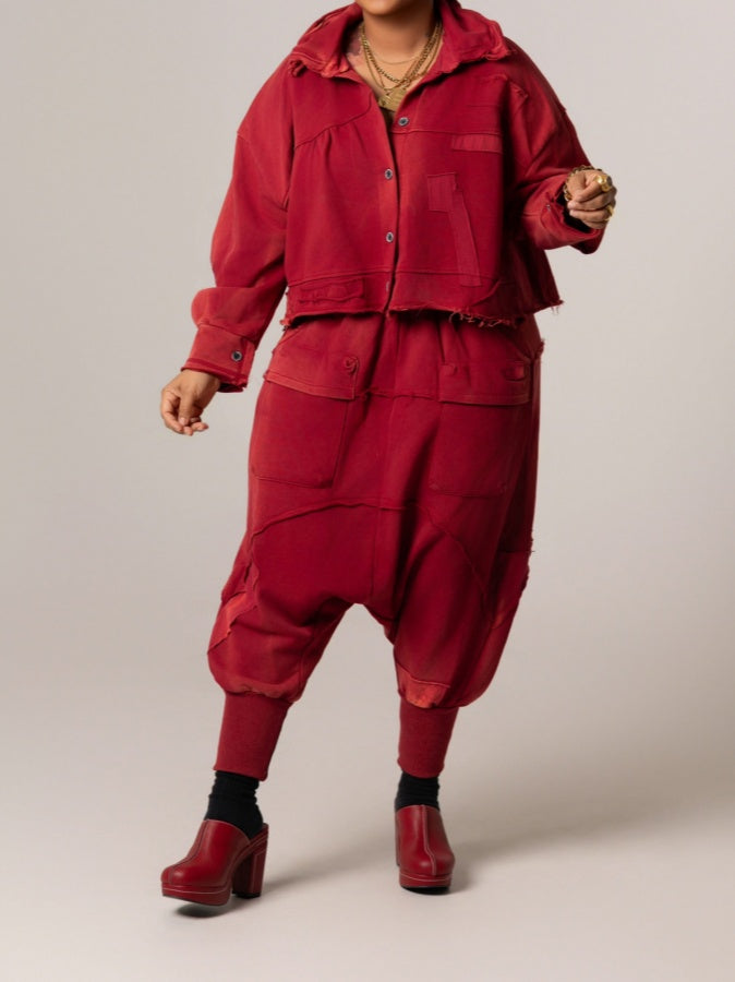 Loose-fitting Harem Sweatpants