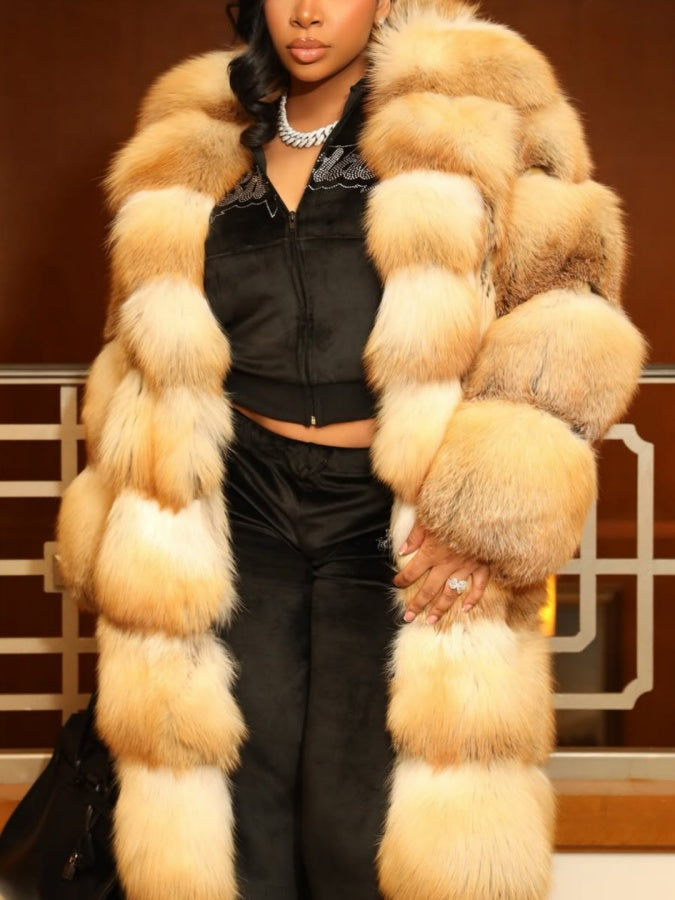 Full-length Fox Fur Coat