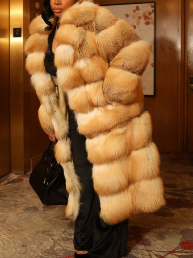 Full-length Fox Fur Coat