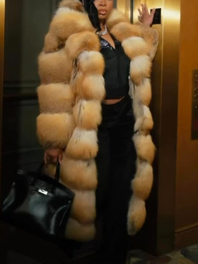 Full-length Fox Fur Coat