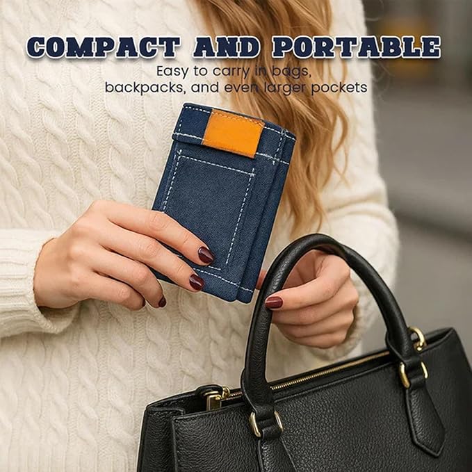 Pocket Jeans Mini Jeans Wallet Unisex