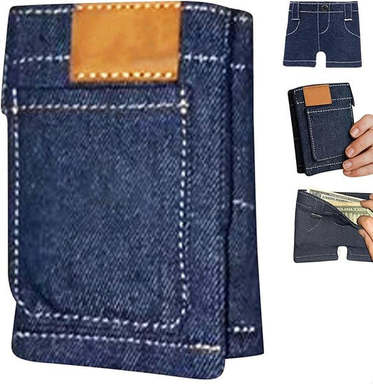 Pocket Jeans Mini Jeans Wallet Unisex