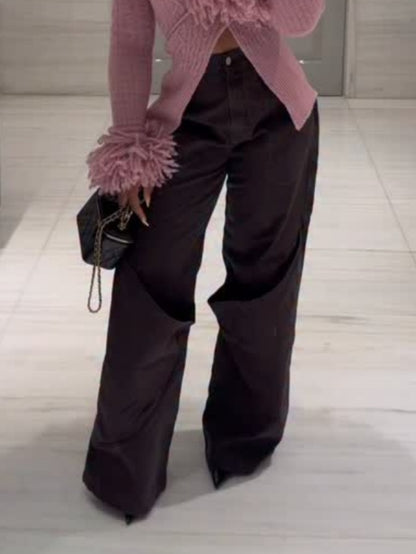 High-rise Wide-leg Jeans