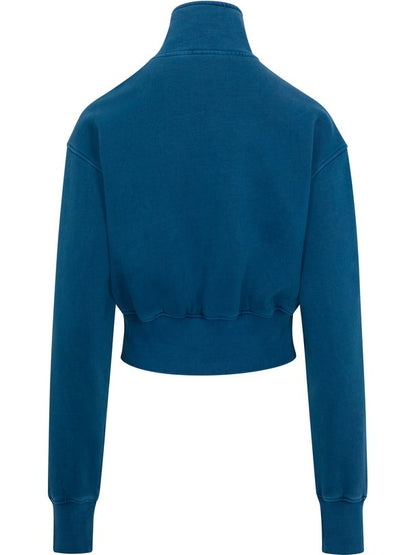 Zip Jacket & Flared Joggers Two Pieces Set