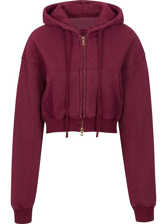 Cargo Hooded Zip-Up Top
