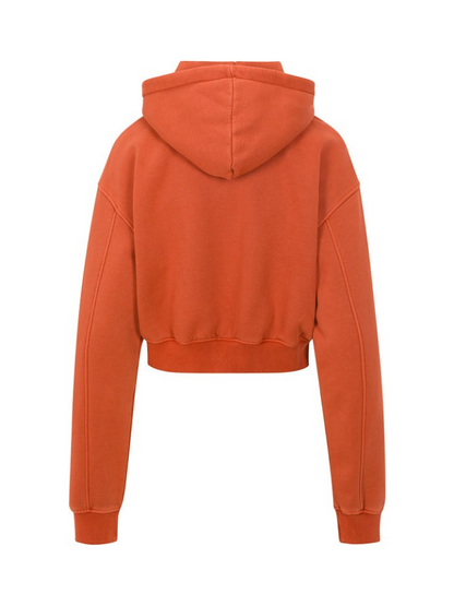 Cargo Hooded Zip-Up Top