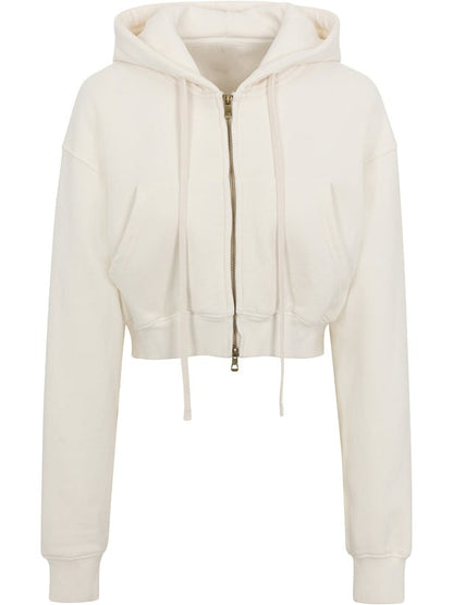 Cargo Hooded Zip-Up Top