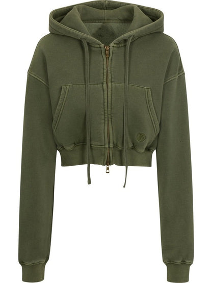 Cargo Hooded Zip-Up Top