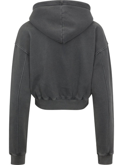 Cargo Hooded Zip-Up Top
