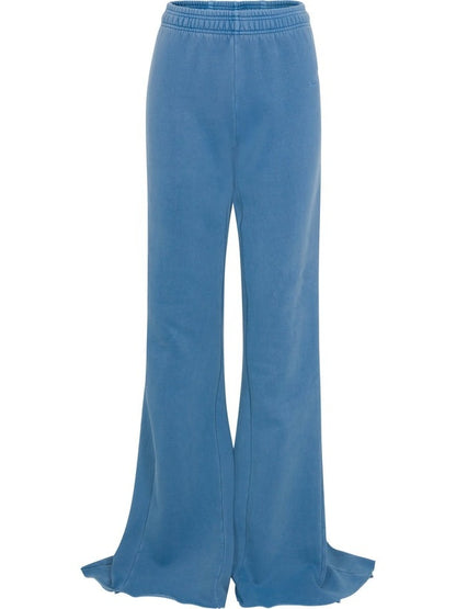 Blue Flared Jogging Pants