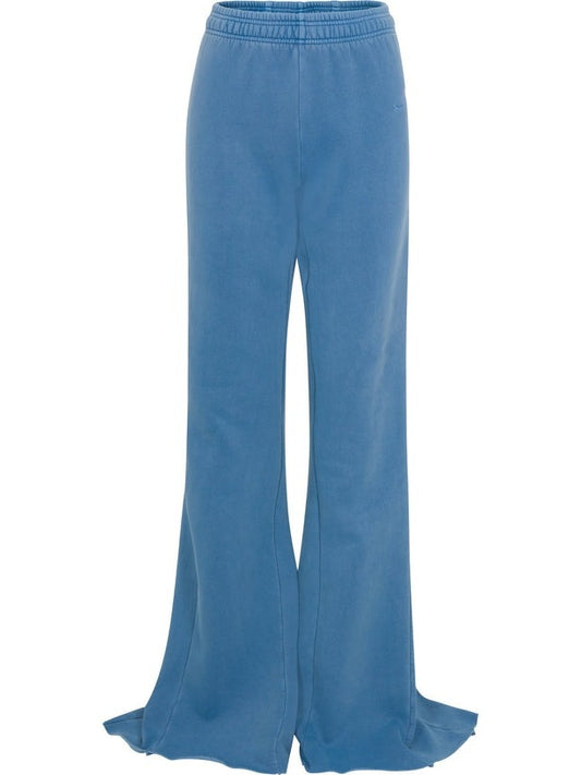 Blue Flared Jogging Pants