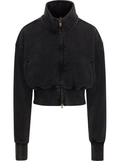 Mock Neck Zip Jacket