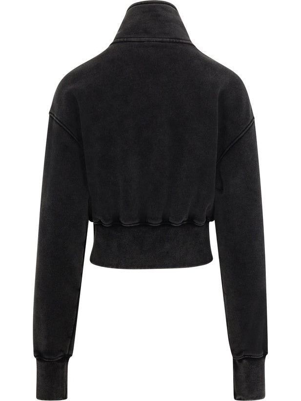 Mock Neck Zip Jacket