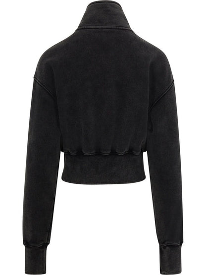 Mock Neck Zip Jacket