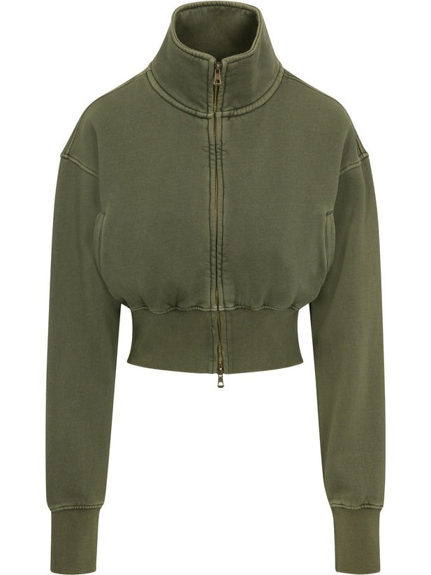Mock Neck Zip Jacket