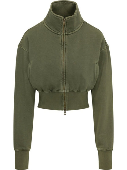 Mock Neck Zip Jacket