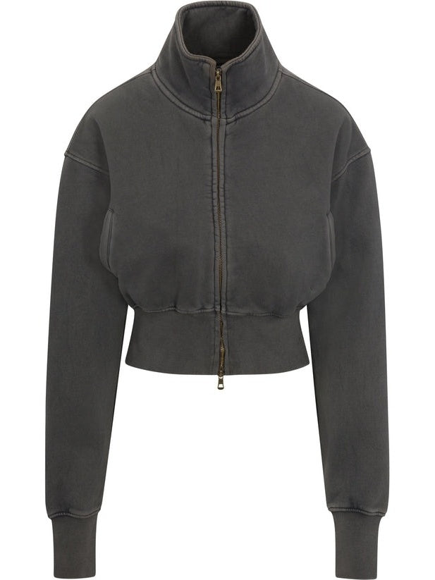 Mock Neck Zip Jacket