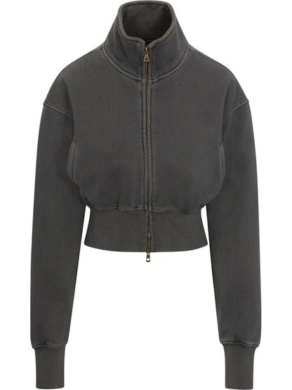Mock Neck Zip Jacket