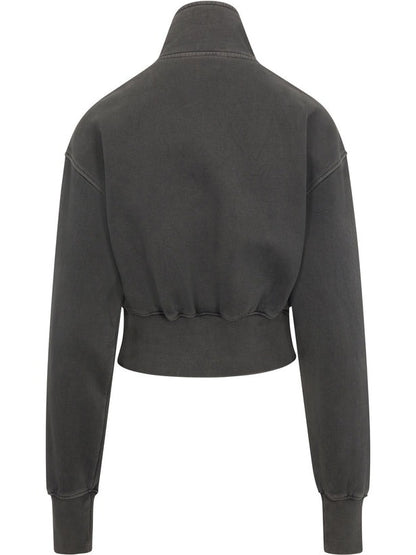Mock Neck Zip Jacket