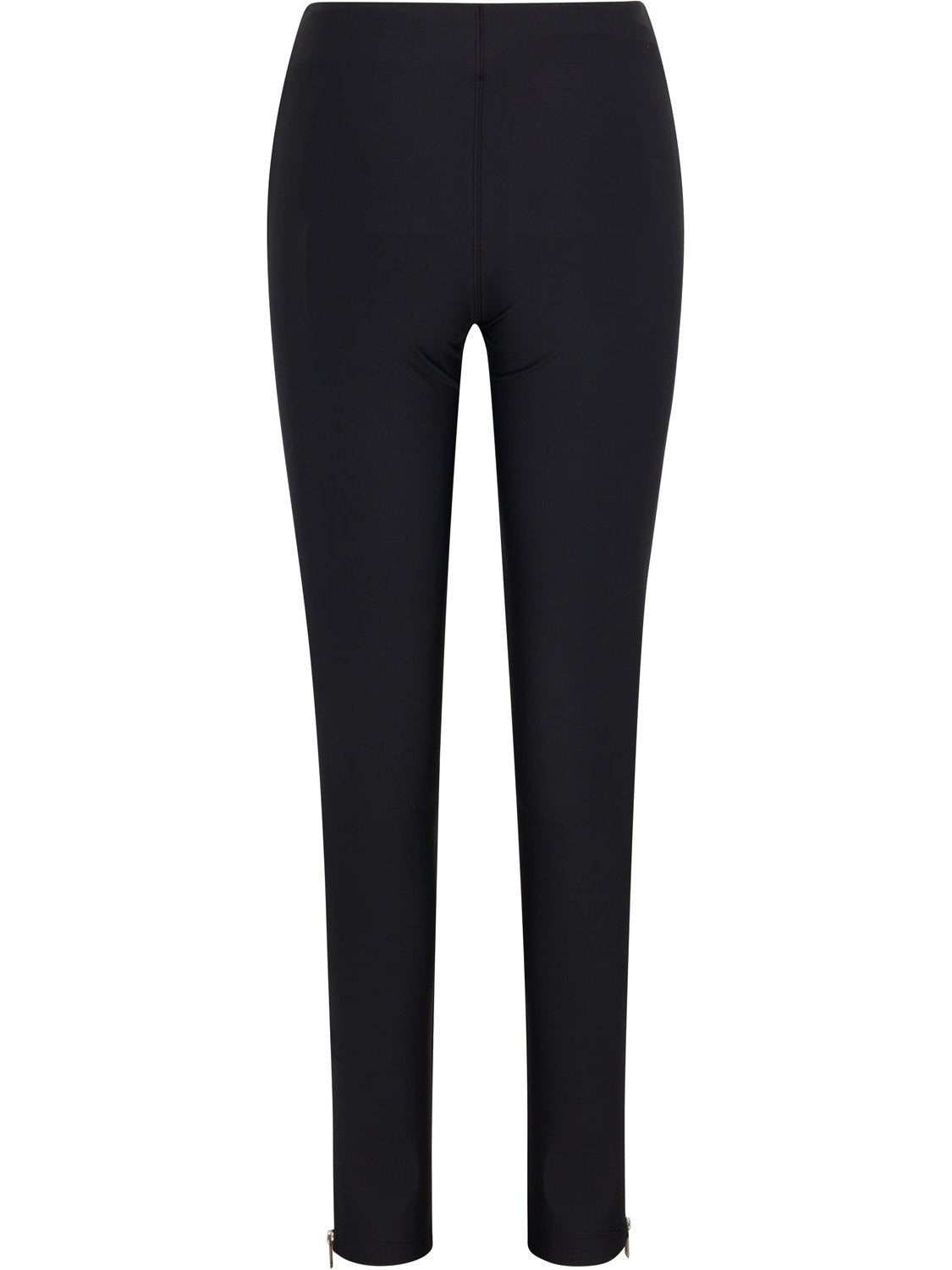 Elastic High-waisted Zipper Leggings