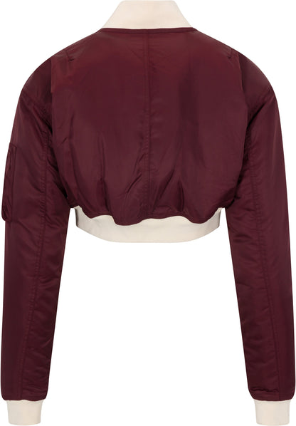 Cropped Bomber Jacket