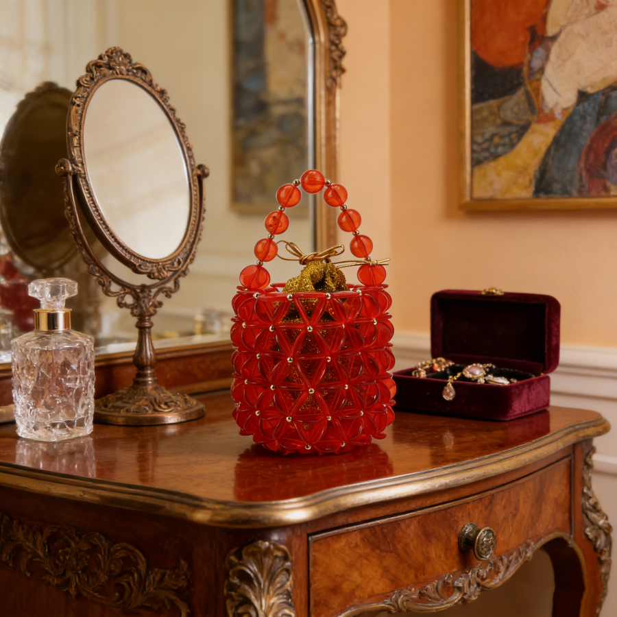 Stylish Hollow Bucket Bag