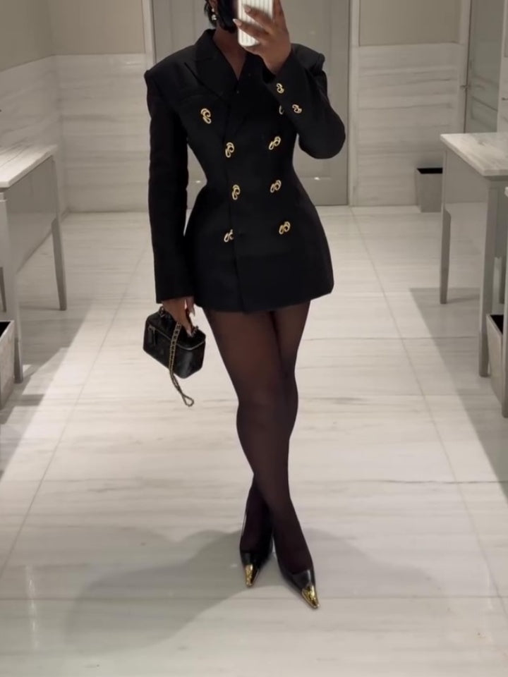 Double-breasted Blazer Jacket