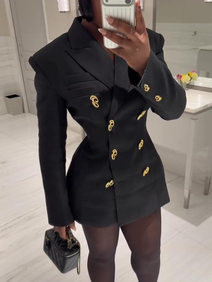 Double-breasted Blazer Jacket