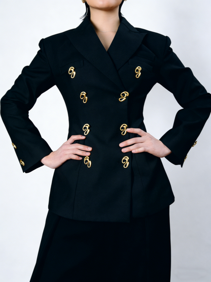 Double-breasted Blazer Jacket