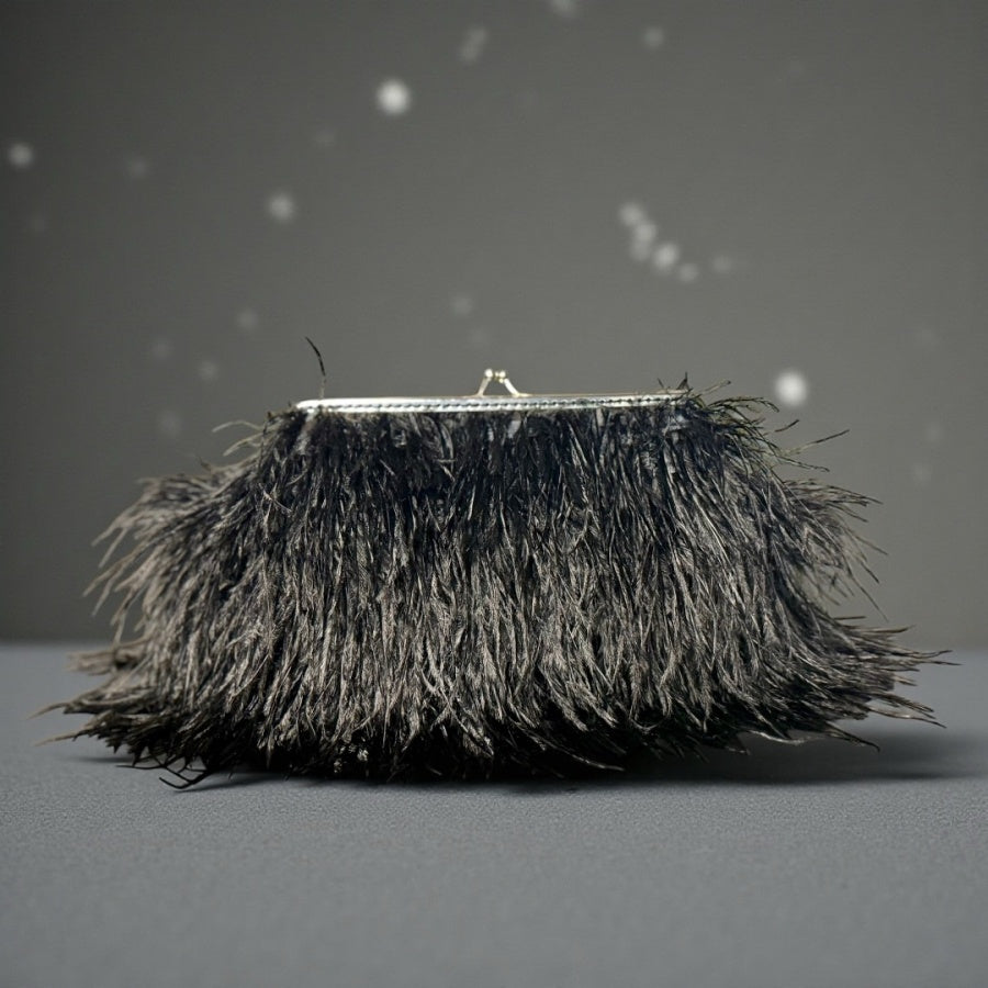 Cute Feather Clutch Bag
