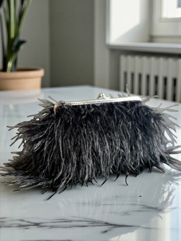 Cute Feather Clutch Bag