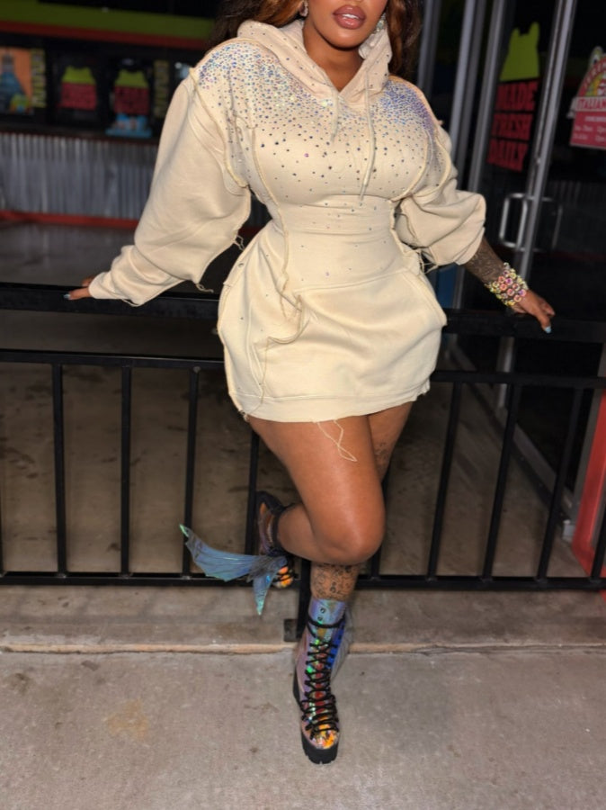 Hoodie Corset Dress