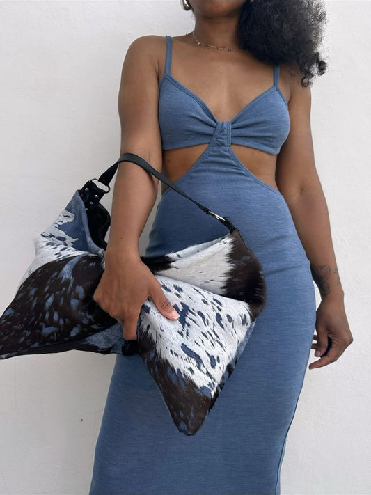 Cute Cow Print Shoulder Bag