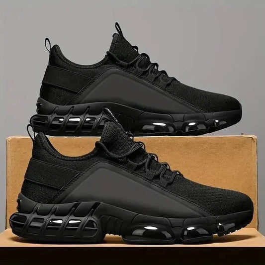 Men's Breathable Mesh Lace-up Sneakers